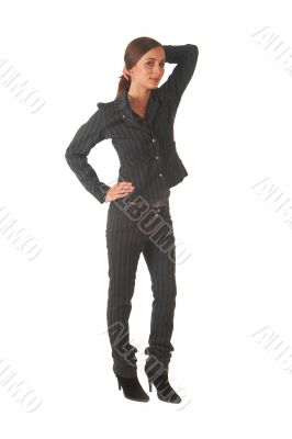 Beautiful brunette businesswoman 