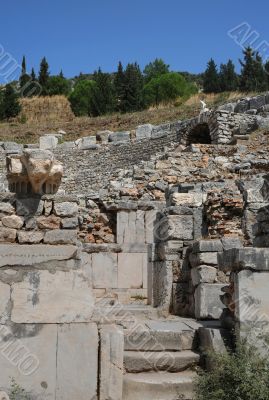 Piece of Odeon in Ephesus