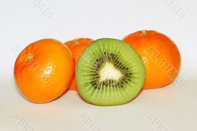 tangerine and kiwi
