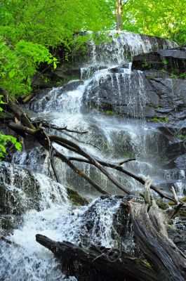 Isaqueena Falls close-up