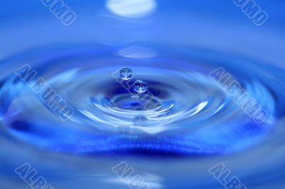 Two Water droplets