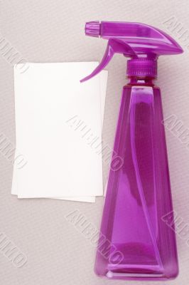 Plastic spray
