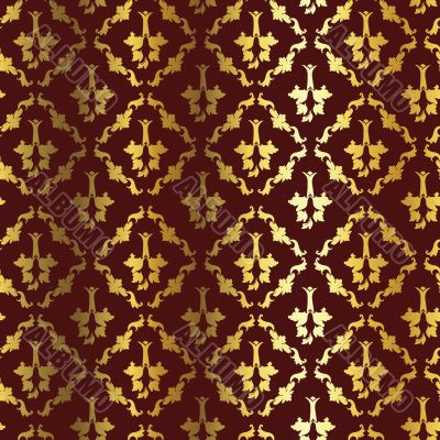 gold damask