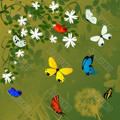 Spring time background