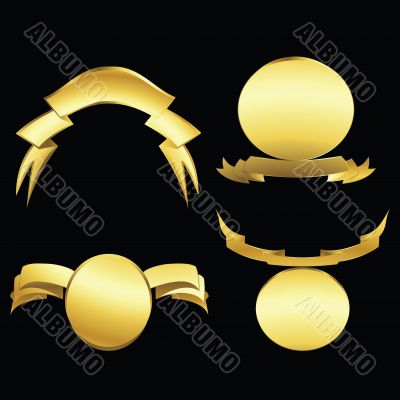 Gold emblems 