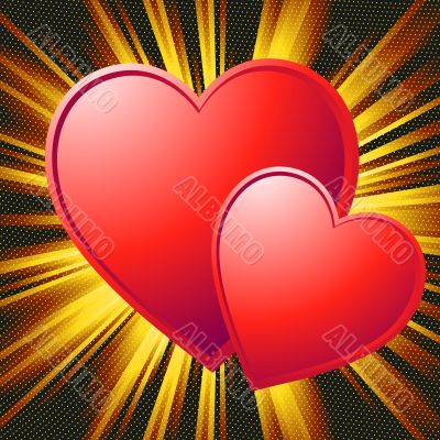 Two hearts Valentine