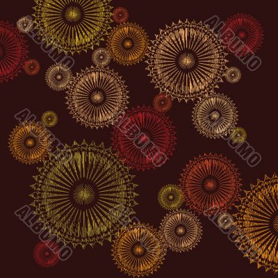 stylized circels