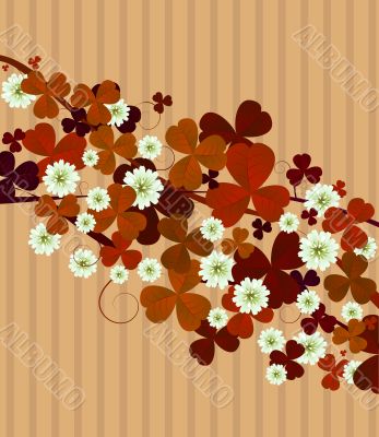 Clover leaf background
