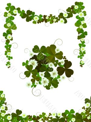 Decorative clover design 