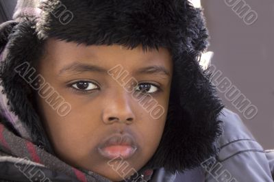 Portrait of a young kid