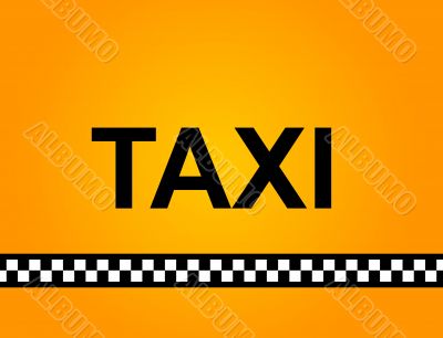 TAXI Sign