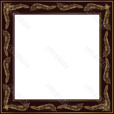 Golden frame