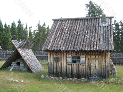 old wooden house