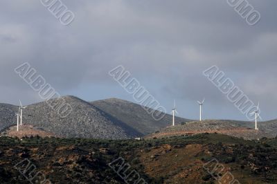 Windmills in the Mountains