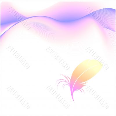 abstract feather