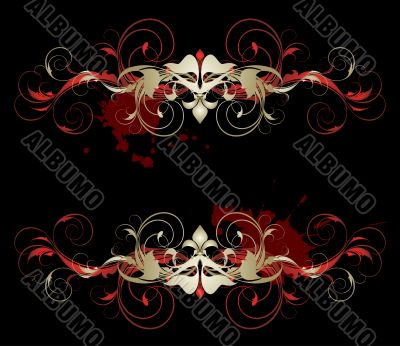 ornate banner