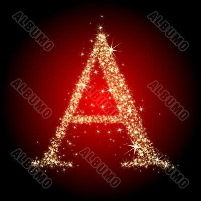 letter star A