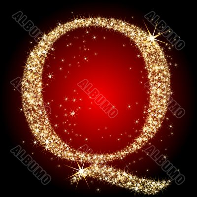 letter star Q