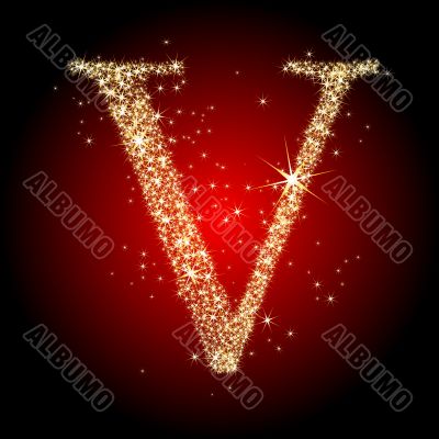  letter star V