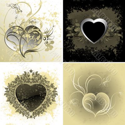 ornate hearts