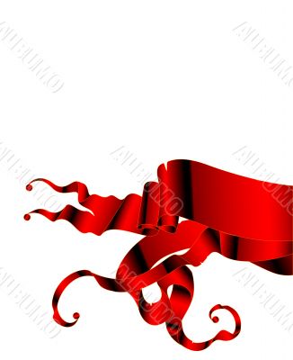 background with ribbon