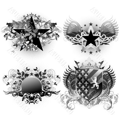 set of shields