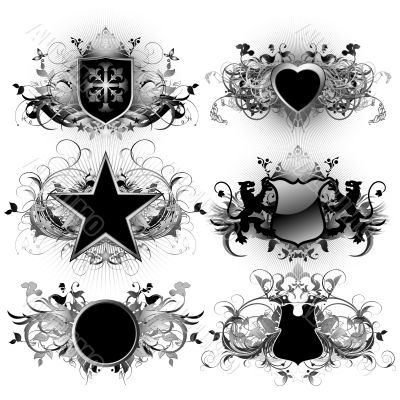 set of shields