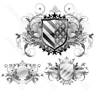 set of shields