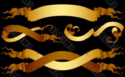 set of ribbons