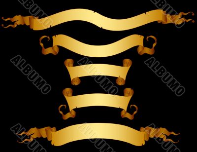 set of ribbons
