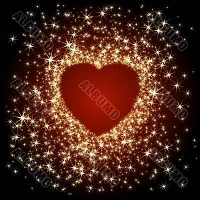  heart frame