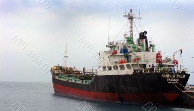 Ship on Siam sea