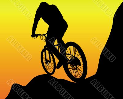 mountain biker