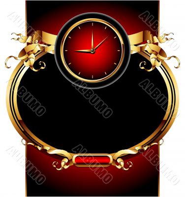  clocks with floral elements