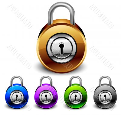  padlocks set