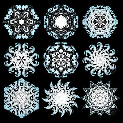 christmas snowflakes