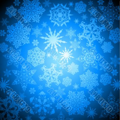 christmas snowflakes background