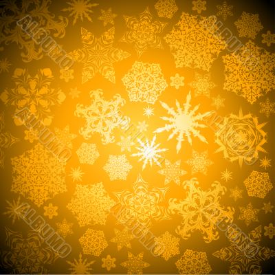 christmas snowflakes background