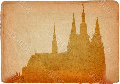 Prague castle and Cathedral of St Vitus