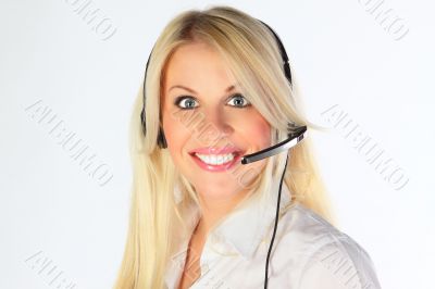 Support phone operator