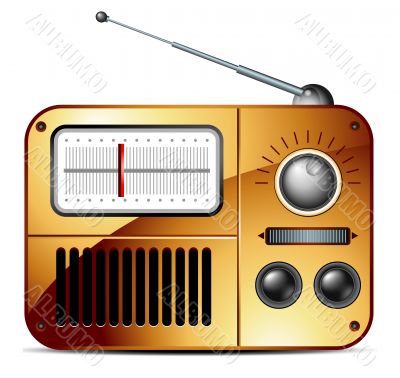  old FM radio icon