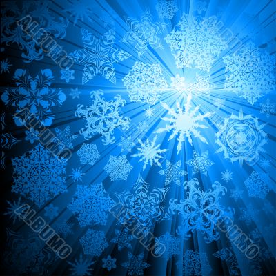  christmas snowflakes background