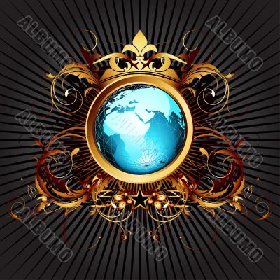 world with ornate