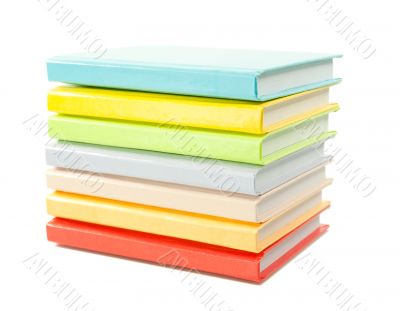 Stack of the color books