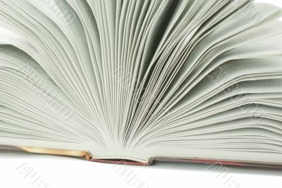 Open book isolated on white