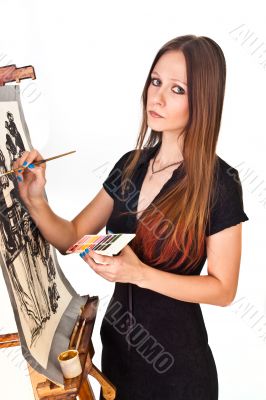 painter girl