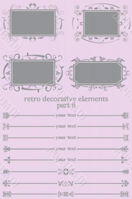 Retro Decorative Elements II