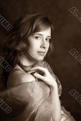 Young pregnant woman