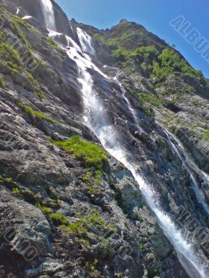 Waterfall and summer