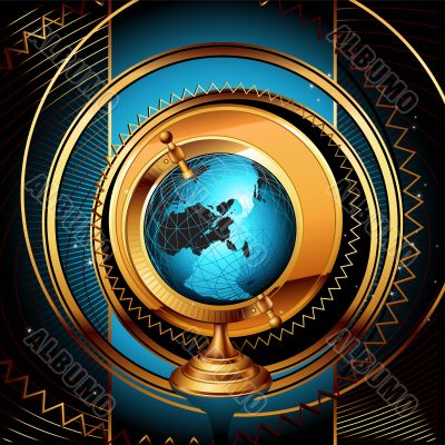 ancient globe background